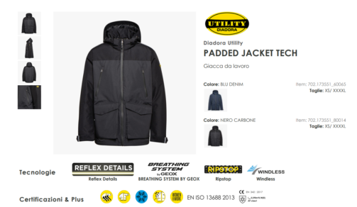 Giacca Padded Tech COD.:173551 - immagine 7