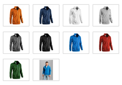Felpa Full ZIP COD.: 50300 - immagine 2
